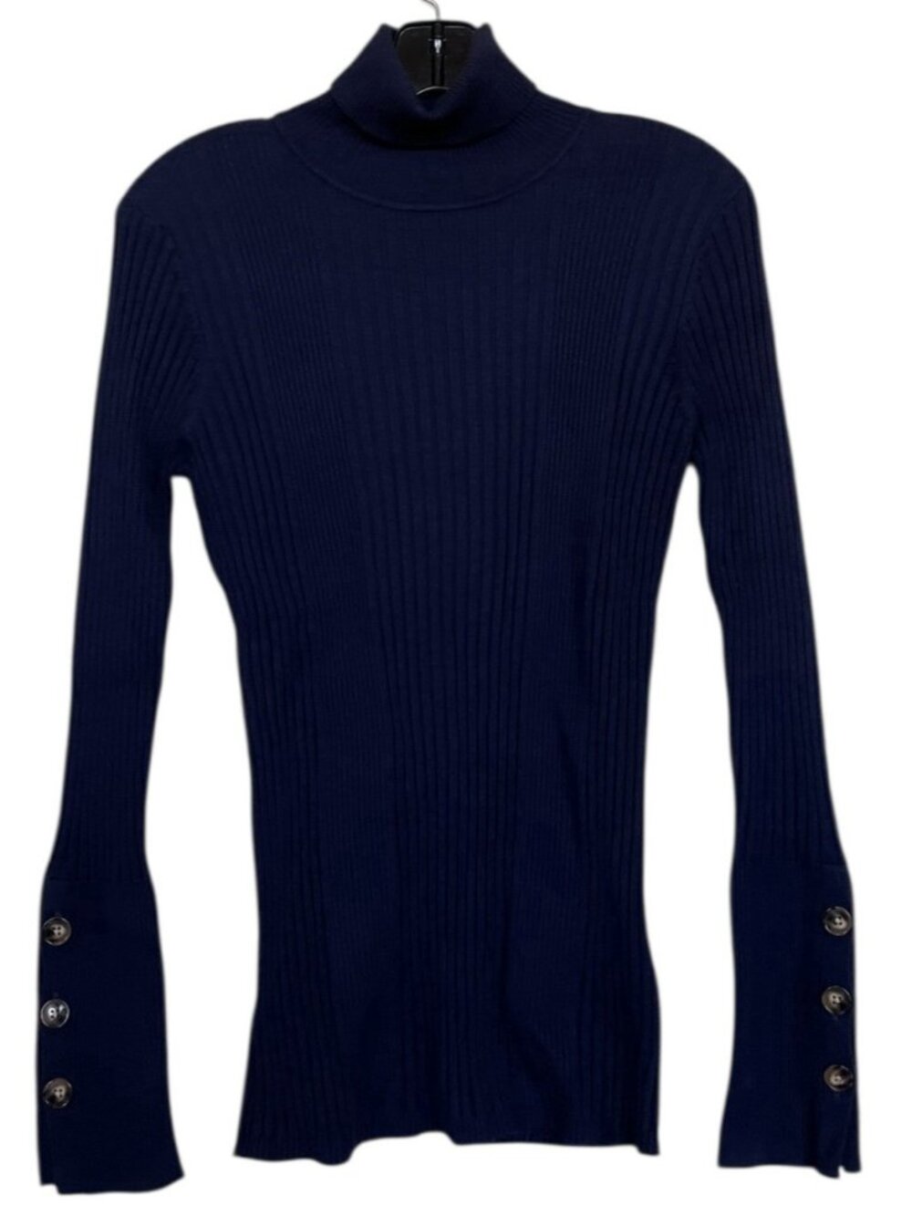 Tribal Turtleneck Sweater Womens Size Medium M Purple Long Sleeve Ladies Ribbed‎